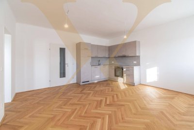 ERSTBEZUG nach Sanierung! Tolle 3-Zimmer-Wohnung mit voll ausgestatteter Küche im Zentrum von Linz zu vermieten!
