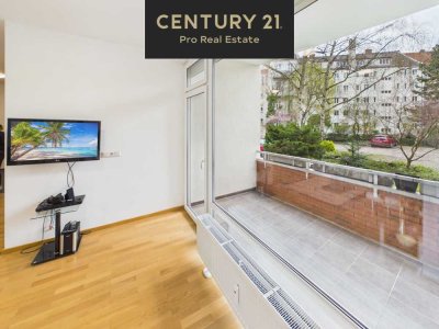 Wohnen auf Zeit - möblierte 2-Zimmer Balkonwohnung