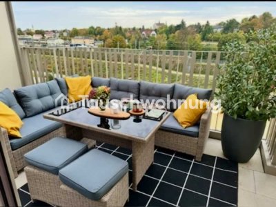 Tauschwohnung: 3 Zimmer Neubauwohnung mit 2 Dachterassen