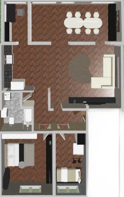 Luxuriöse 4,5-Zimmer-Wohnung im 1. OG in Münster-Schützenhof