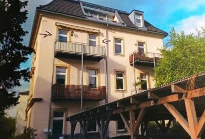 Möblierte 2-Zimmer-Wohnung mit Südbalkon & Carport in Dresden-Striesen – einziehen und wohlfühlen