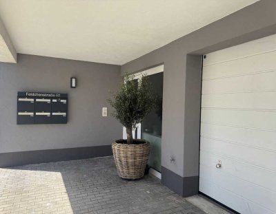 XXL DG-Wohnung mit großer ,Terrasse, Klimaanlage Kaminofen & Outdoorgrill in Feldrandlage