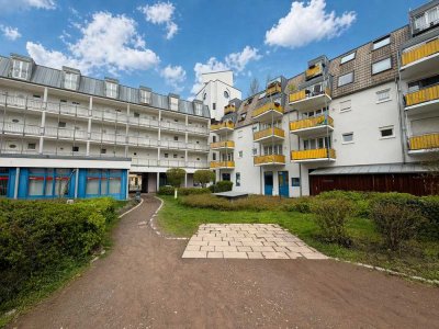 Eigentumswohnung mit 3 Zimmern, ca. 58 m² Wfl., Balkon, Tiefgaragenstellplatz und Aufzug!