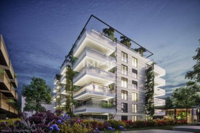 Provisionsfrei: 4. Etage mit Weitblick - Luxuriös Wohnen im exklusiven Prachtgarten