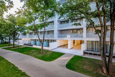 Schicke 4-Zimmer-Wohnung im EG mit großer Terrasse zum ruhigen Innenhof