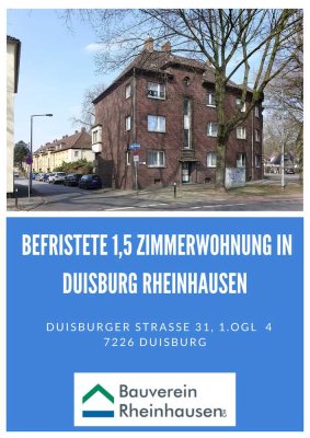 Befristete 1,5 Zimmerwohnung - Duisburg Rheinhausen