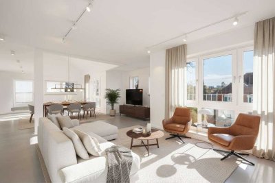 Hochwertig sanierte Penthouse-Wohnung mit Dachterrasse in Bestlage