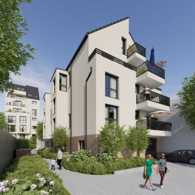 3. Obergeschoss, 2 Balkone, Blick, Aufzug, TG - Ihre kompakte Stadtwohnung in der Augustenstraße