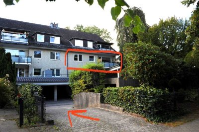 Traumhafte Lage!  Gepflegte 2-Zimmer-Wohnung mit Balkon und Carport
