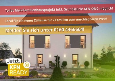 �️� 2 Familien gesucht! �� exklusives Doppelhaus über 2,5 Etagen inkl. GS sucht Bauwillige!