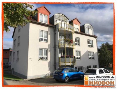 3-Zimmer-Wohnung mit BALKON, gemütlich und kurze Wege zum ÖPNV sowie zum Einkaufen, in Zwickau-Niede