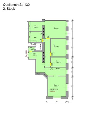 Helle, frisch sanierte 4-Zimmer-Altbauwohnung nahe Reumannplatz – WG-tauglich &amp; provisionsfrei!