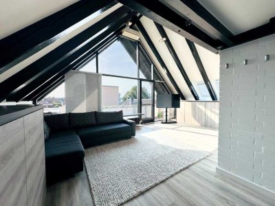 ++ HOCHWERTIGES LOFT ++ MÖBLIERT & KLIMATISIERT ... 57m² Wohnen mit EBK/ GARAGE & BALKON