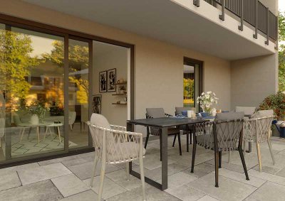 Haus mit Balkon und Terrassenüberdachung , Preis inkl. Grundstück in Linden