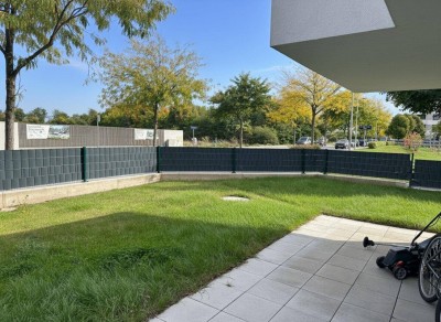 HERRLICHE 2 Zimmer ECK-GARTEN-Neubauwohnung