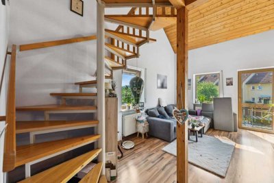 Nähe Bamberg: 2-Zi.-Maisonette mit Balkon, Carport & Top-Renditepotenzial