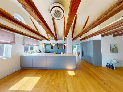 Erstklassiges Wohnerlebnis über Putbus – Klimatisiertes Penthouse mit Weitblick