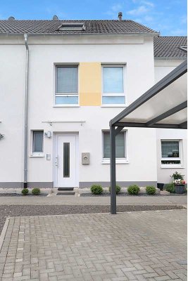 Reihenmittelhaus mit 2 Stellplätzen vor dem Eingang
