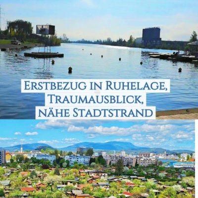 Komplett &amp; hochwertig saniert: Helle Erstbezug-Wohnung mit Balkon, Panoramablick und Parkmöglichkeit