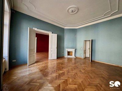 #SQ - ZEITLOS SCHÖN IN BESTLAGE: 6-ZIMMER-ALTBAUWOHNUNG MIT BALKON IN DER JOSEFSTADT