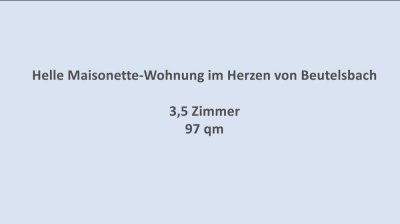 Helle Maisonette-Wohung im Herzen von Beutelsbach (saniert)