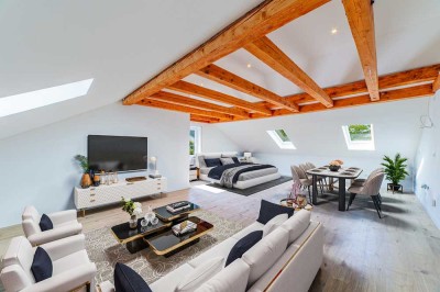 Top saniertes, stylisches Dachstudio (36 m²) – Modernes Wohnen für Individualisten