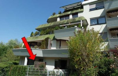 Viel Grün - frische Luft - Ruhe: 2,5-Zimmer-ETW mit zwei Gartenterrassen, Gartenanteil und TG-Box