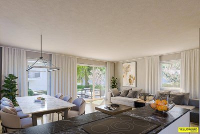 Zweifamilienvilla | 3 Terrassen I 2 Balkone I 42 m² privater Garten