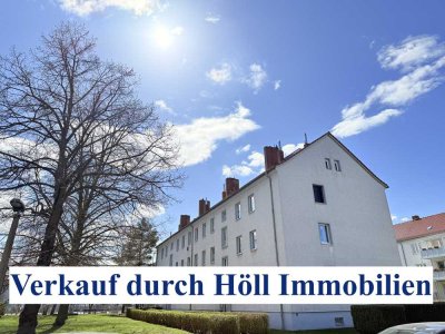 Sofort bezugsfreie 3-Zimmerwohnung im Hochparterre mit großem Balkon im Süden von Halle