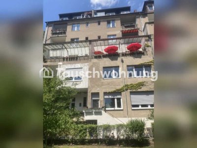 Tauschwohnung: Helle 3-Zimmer-Altbauwohnung mit eigenem Garten