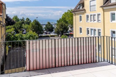 Penthouse-Wohnung mit See- und Alpenblick