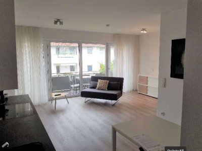 Exklusive, voll möblierte 1-Zi.-Loft-Whg. mit Einbauküche in Kelsterbach