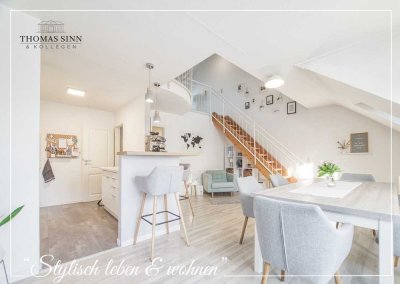 "Schöner wohnen" in dieser Lichtdurchfluteten 2,5 Zimmer DG-Maisonettewohnung in ruhiger Wohnlage!