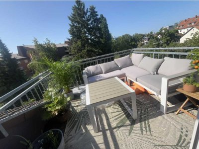 Helle 2-Zimmer-Wohnung mit Dachterrasse im westlichen Ringgebiet