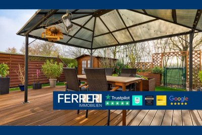 RESERVIERT: Schönes Reihenendhaus (5 Zi, Terrasse, Baujahr 2004, Hobbyraum im Keller)in Bischofsheim