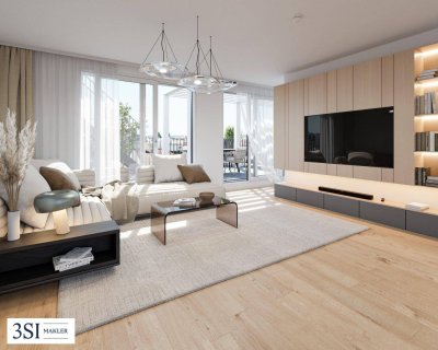 Die Symbiose: geräumige Familienwohnung mit südseitigem Balkon