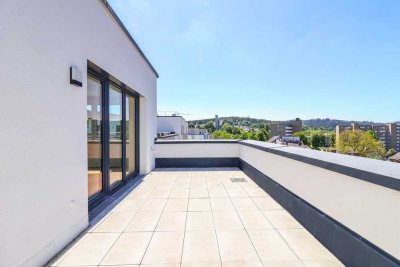 NEUBAU-Penthouse-Wohnung – lichtdurchflutet, modern und mit grandioser Dachterrasse!
