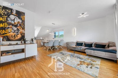 PROVISIONSFREIE hochwertige Dachgeschosswohnung mit großer Dachterrasse in absoluter Ruhelage!