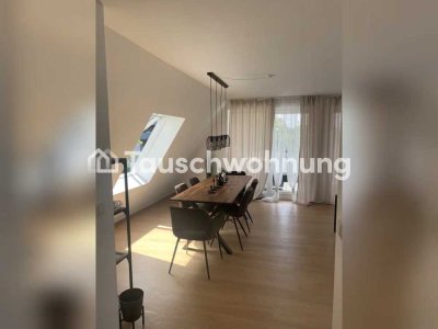 Tauschwohnung: Maisonette-Wohnung mit zwei Balkonen in Buchheim