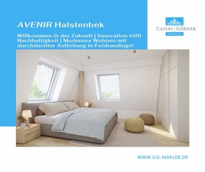 AVENIR HALSTENBEK - Neubauprojekt mit nur 12 Wohnungen - nachhaltige, ökologische Bauweise!