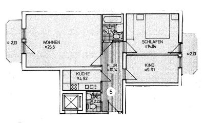 Große moderne 3-Zimmer Wohnung mit 2 Balkonen und 2 Bädern in Plauen-Dobenau