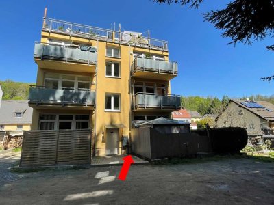 Gemütliche 2-Zimmer-Wohnung mit kleiner SüdTerrasse und Stellplatz in EINSIEDEL!