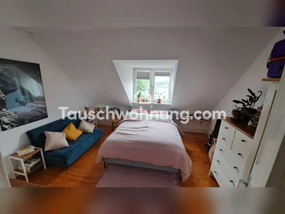 Tauschwohnung: Süße Dachgeschosswohnung in herzlicher Mietergemeinschaft