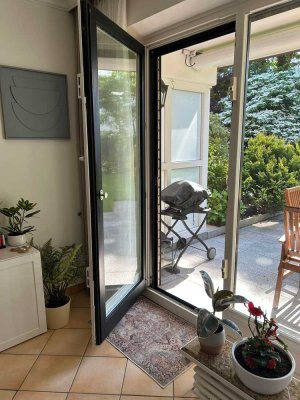 Charmante 2-Zi-EG-Wohnung mit Terr., TG & optional. Möblierung