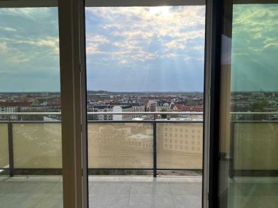 Traumhafter Blick - GANZ Oben - 1 Raum-Penthouse !