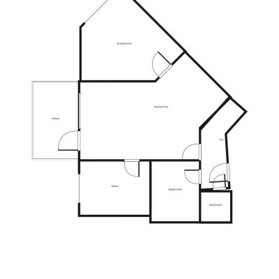 Moderne 2-Zimmer-Wohnung mit Balkon kurzfristig verfügbar