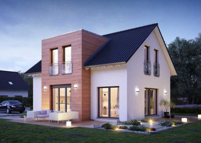 cooles Haus mit 3. Giebel - mit Grundstück