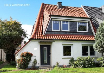 Stilvolles Wohlfühlhaus an der Lesum 92 m² + Gartenhaus + Garten  Bremen-Burg