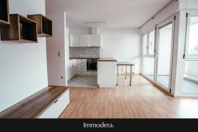 Gut geschnittene 2-Zimmerwohnung mit ebenerdigem Zugang und Loggia