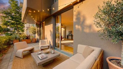 Offenes Wohnen im Neubau: 5-Zimmer-Wohnung mit Terrassen und barrierefreiem Zugang